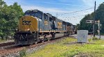 CSX 4579 leads C760 across Arlington St.